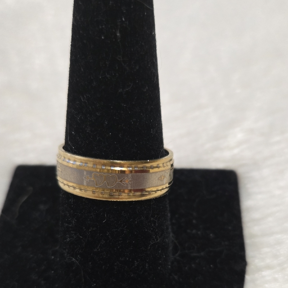 Chic Two-Tone Women's Ring